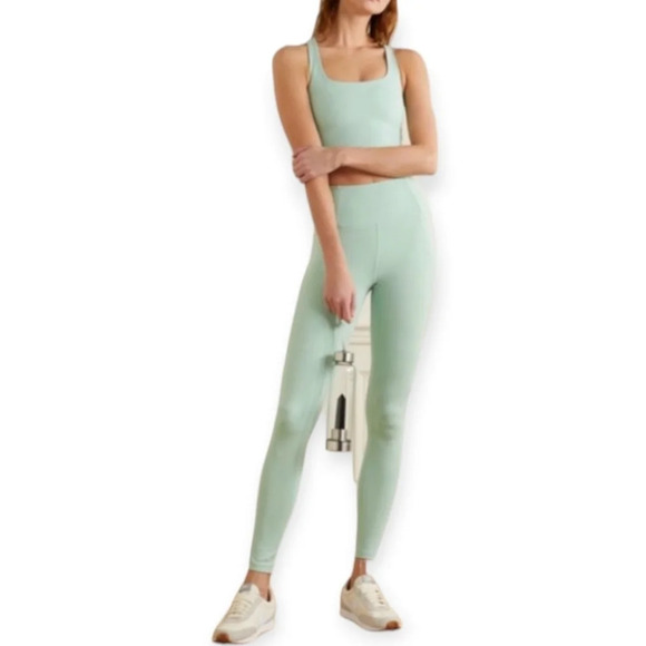 Girlfriend Collective Compressive High Rise  Leggings 28" in Mint Green Small - Picture 16 of 16